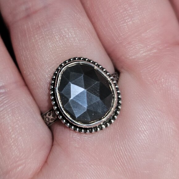 Gray Moonstone Ring - Picture 1 of 3